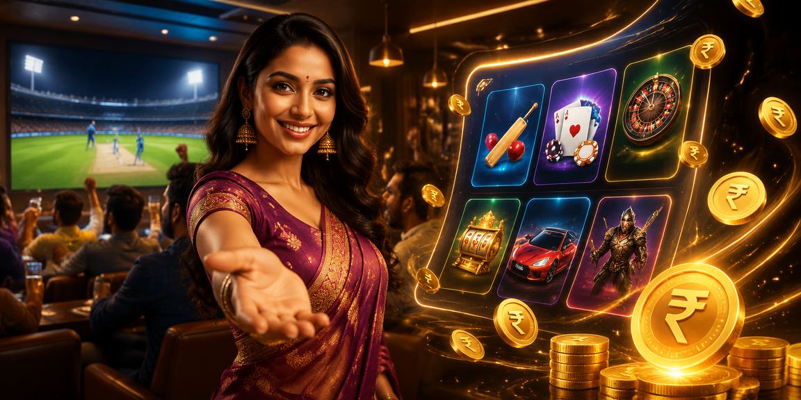 User betting on cricket on mobile with Rupee currency shown